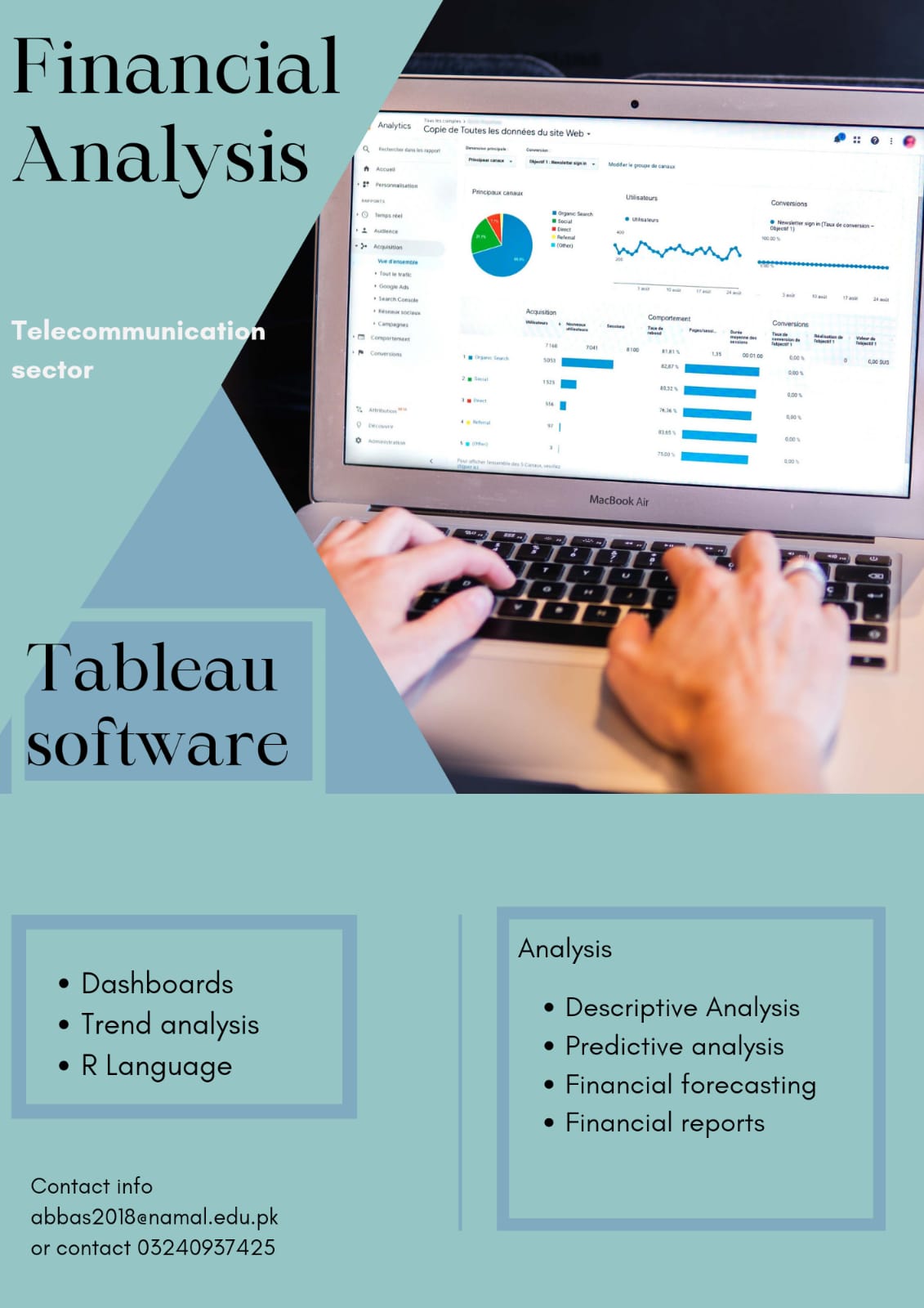 Financial Analytics of Telecommunication Sector using Tableau